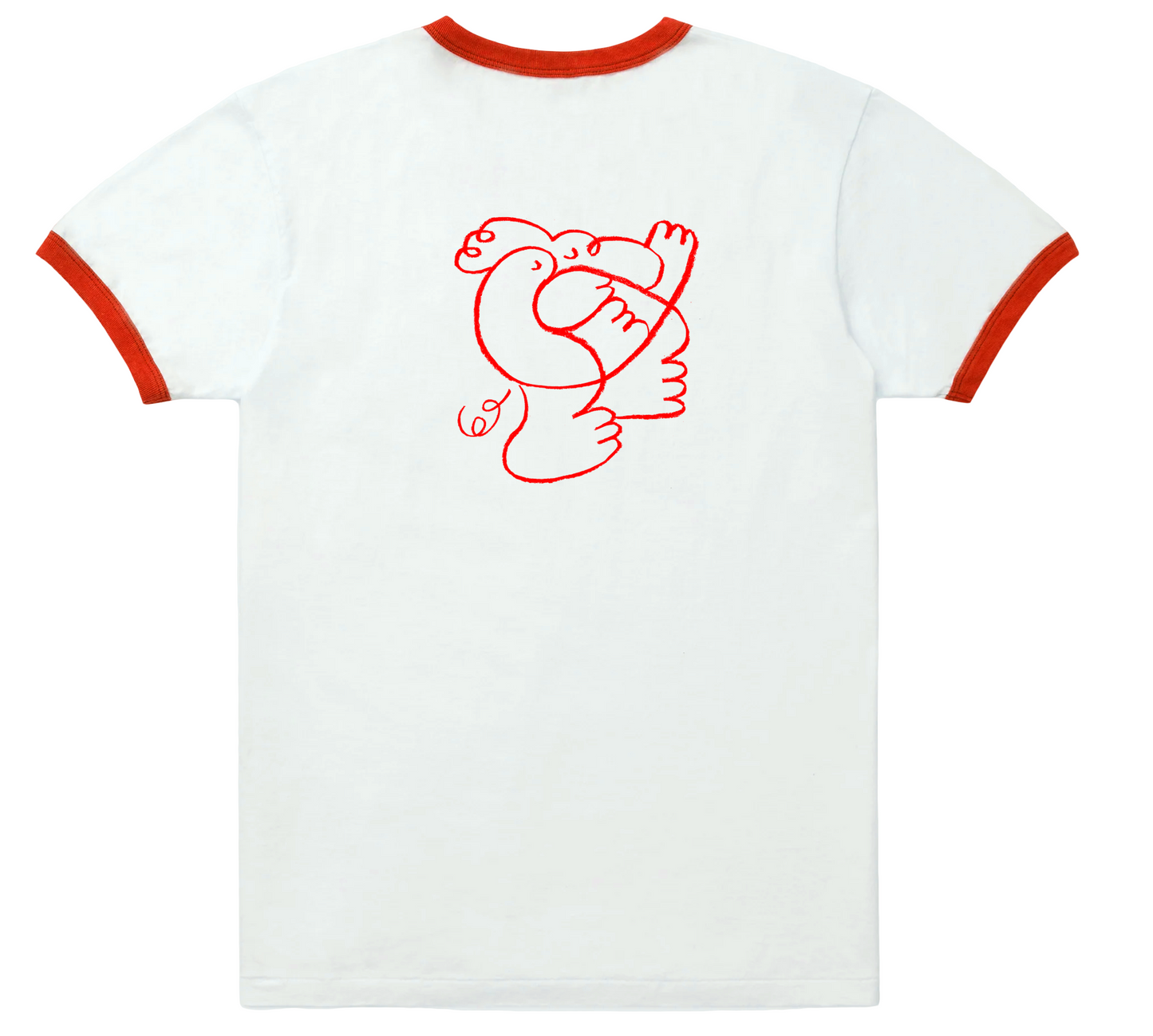 Red Ringer Tee